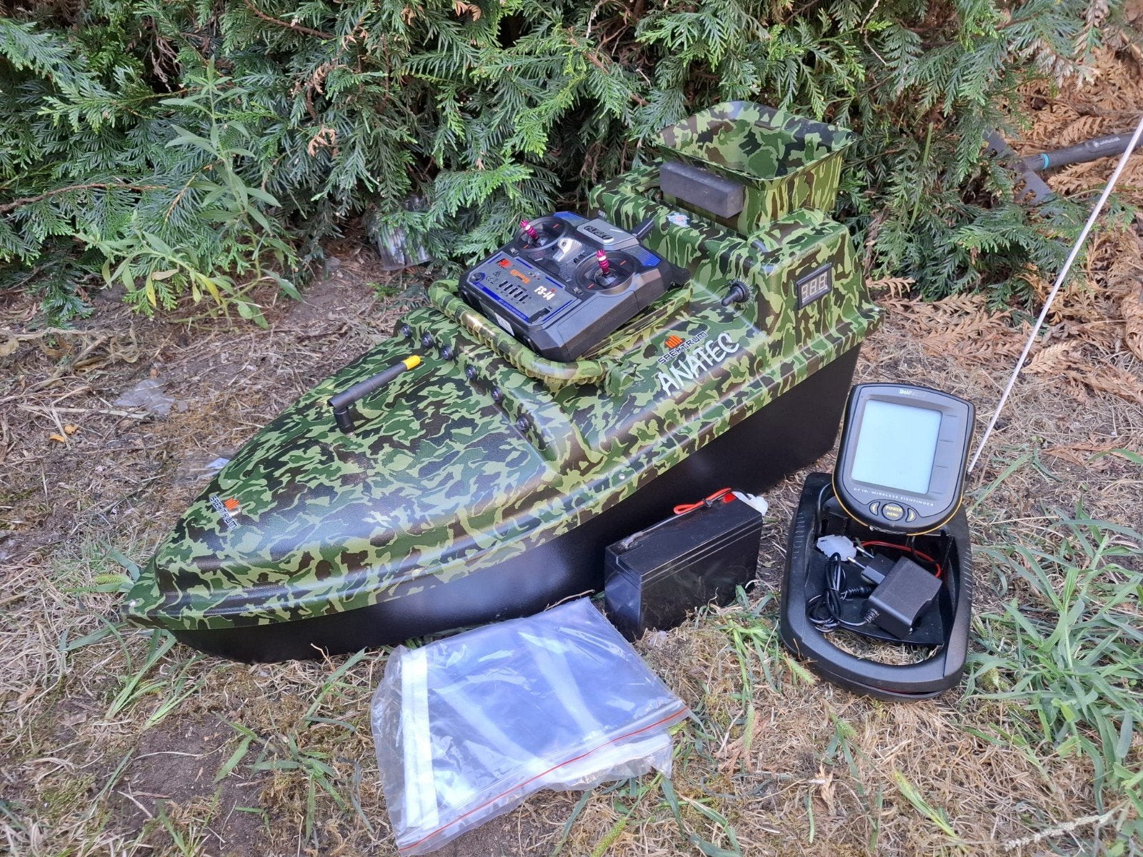 Anatec voerboot met fishfinder en 1 jaar garantie, Ophalen of Verzenden, Overige typen
