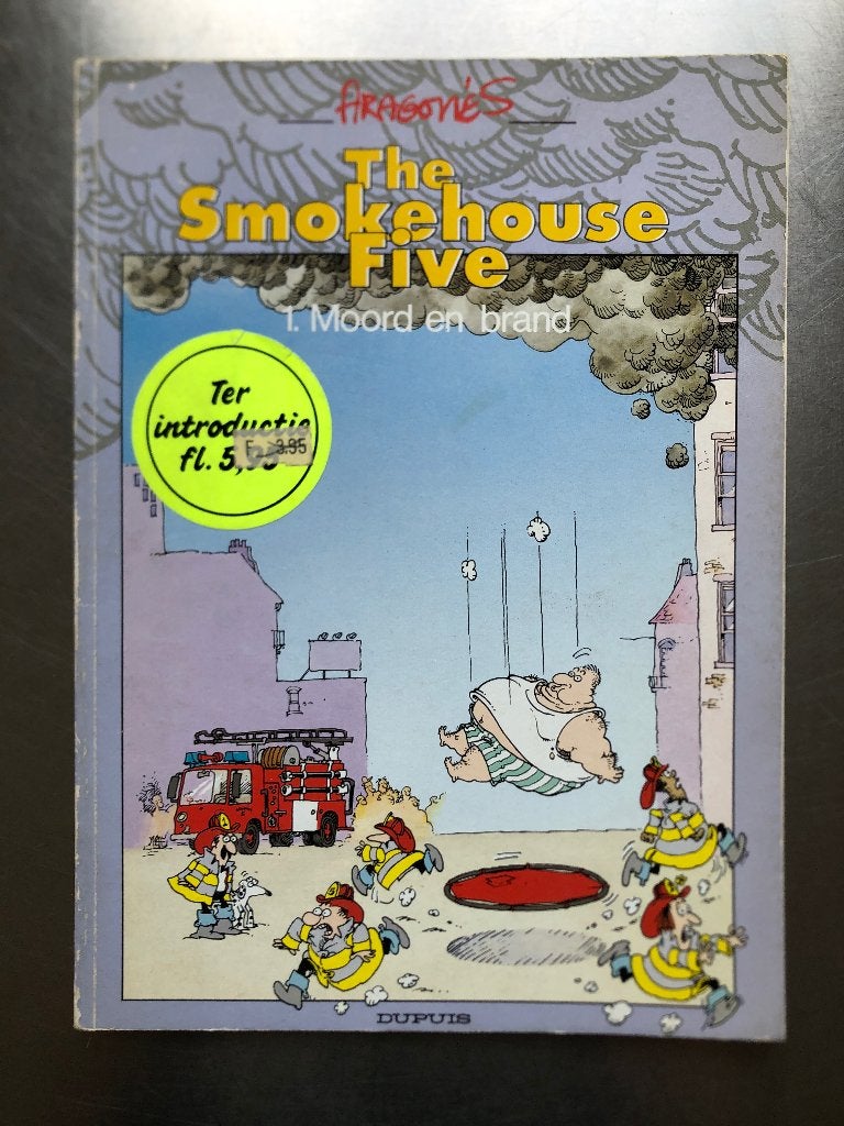 The Smokehouse Five 1 - Moord en brand (Sergio Aragonés), Boeken, Eén stripboek, Ophalen of Verzenden