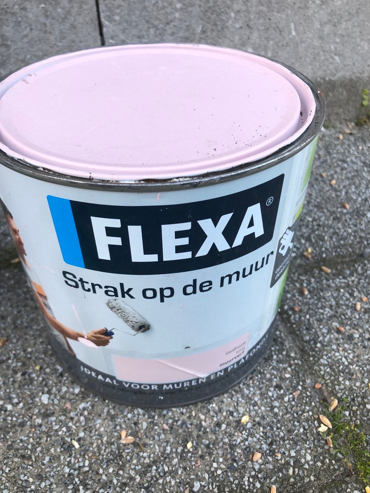 Flexa Strak op de Muur - Oudroze Muurverf, Ophalen of Verzenden, Roze, Minder dan 5 liter, Verf