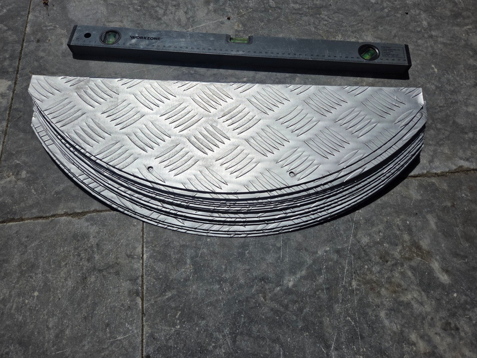 Aluminium Traanplaat traptreebescherming, Ophalen of Verzenden, Aluminium