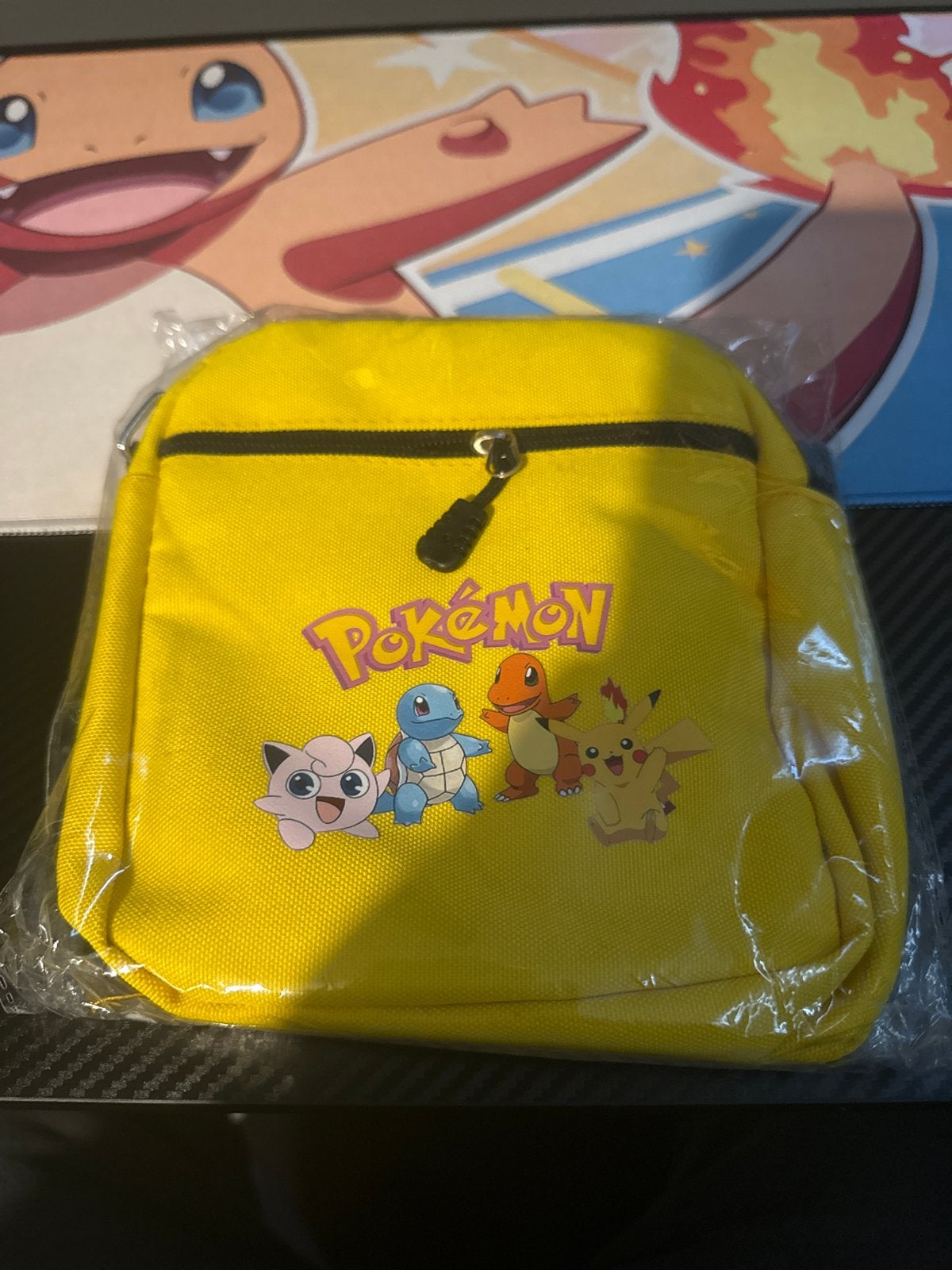 Nieuwe Pokémon schoudertas - Pikachu, Squirtle, Jigglypuff, Ophalen of Verzenden, Nieuw, Geel, Overige merken