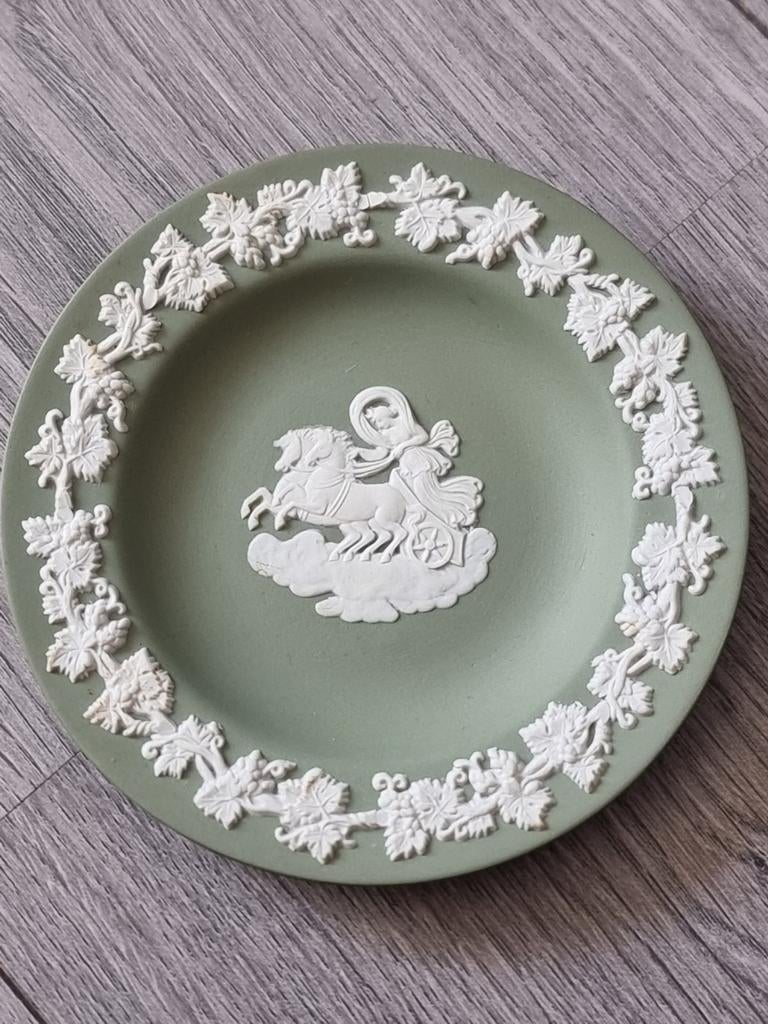 Vintage Wedgwood Jasperware groene schotel, Nieuw (GB16), Ophalen of Verzenden