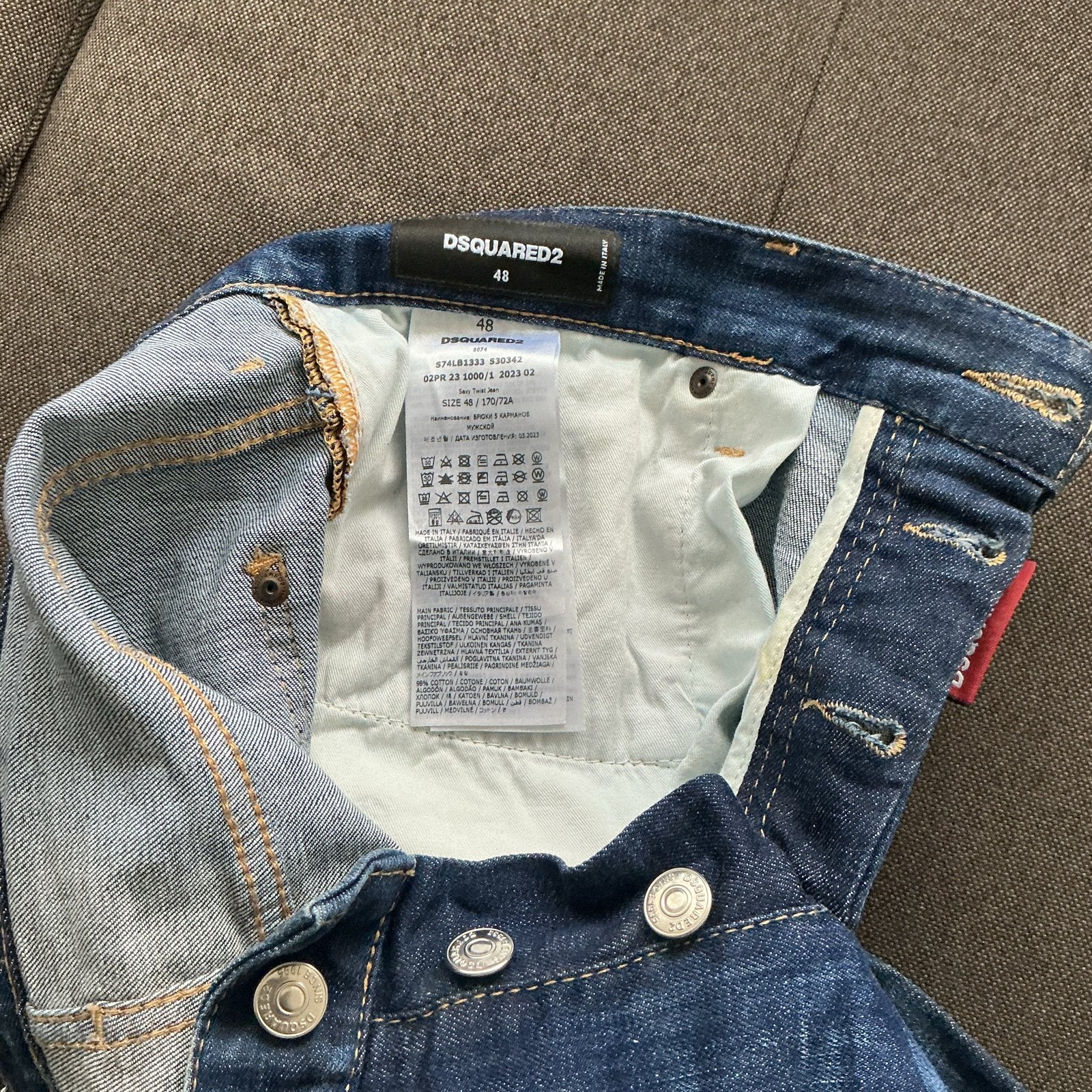 Dsquared2 Jeans - Maat 48 - Zo goed als nieuw, Kleding | Heren, Spijkerbroeken en Jeans, Ophalen of Verzenden, Zo goed als nieuw