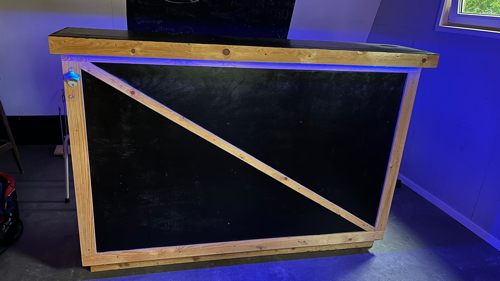 Houten bar, Huis en Inrichting, Barren, Ophalen, Zo goed als nieuw