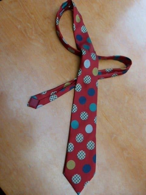 Stropdas van Oorschot Helmond fleurig, Meerkleurig, Ophalen of Verzenden, Zo goed als nieuw, Van Oorschot Helmond