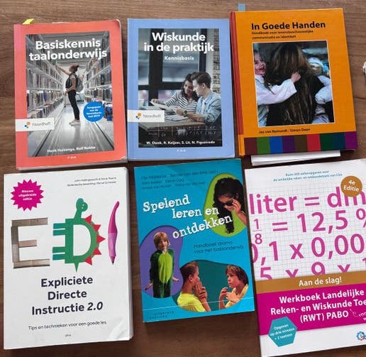Diverse studieboeken pabo De Kempel - 1ste jaars, Boeken, Schoolboeken, Gelezen, Overige vakken, Overige niveaus, Verzenden