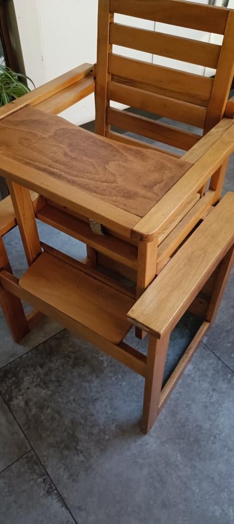 Houten kinderstoel / kubusstoel, Ophalen, Gebruikt, Overige typen