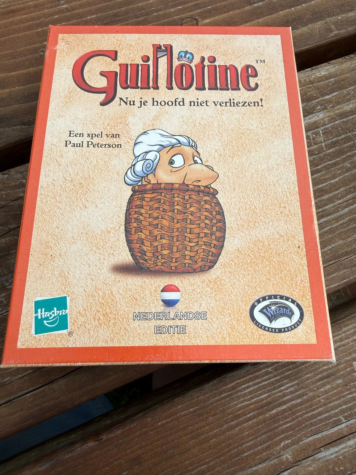 Guillotine Kaartspel - Nu je hoofd niet verliezen!, Drie of vier spelers, Ophalen of Verzenden, Zo goed als nieuw