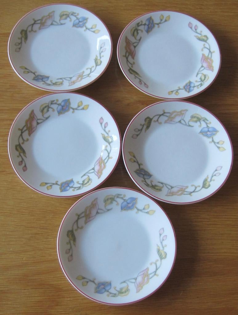 vijf kleine schaaltjes/schoteltjes van Colditz, Ophalen of Verzenden, Overige stijlen, Porselein, Schaal of Schalen