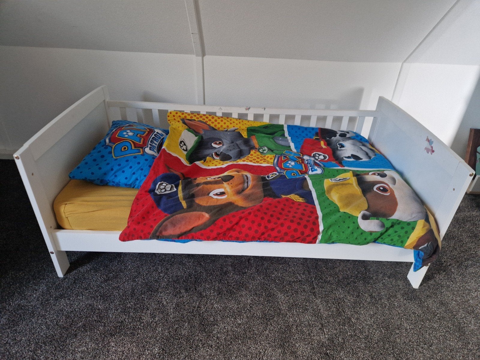 Ledikant / Peuterbed 70x140cm (excl. matras/beddengoed), Kinderen en Baby's, Kinderkamer | Bedden, Ophalen, Gebruikt, Lattenbodem