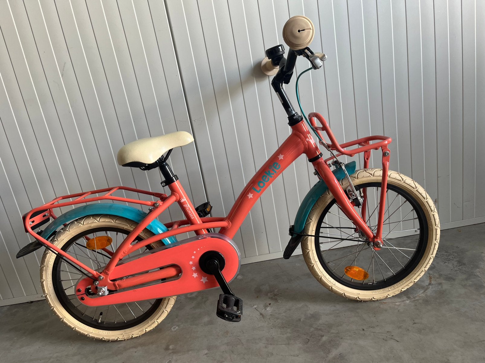 Meisjes kinderfiets, Ophalen, Terugtraprem, 16 inch, Handrem