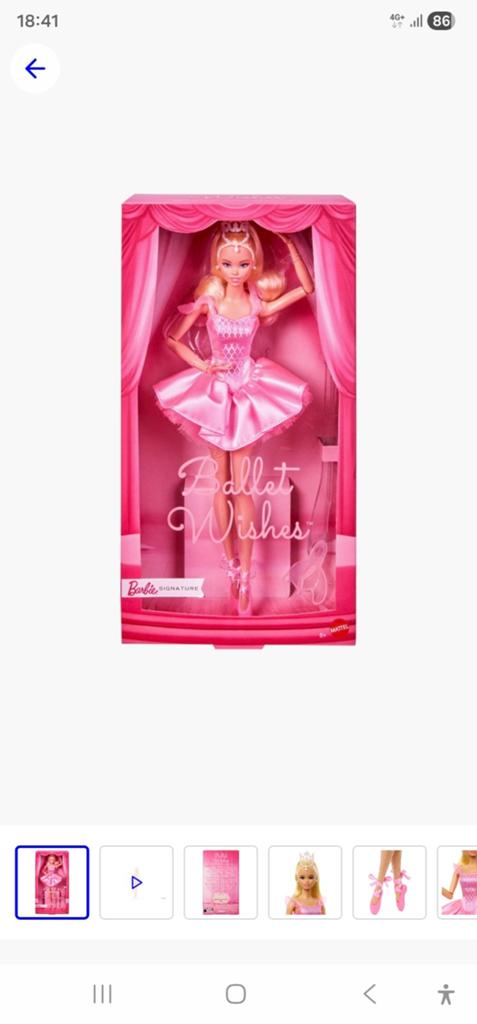 Barbie balerina whishes nieuw, Verzamelen, Poppen, Ophalen of Verzenden, Nieuw, Pop