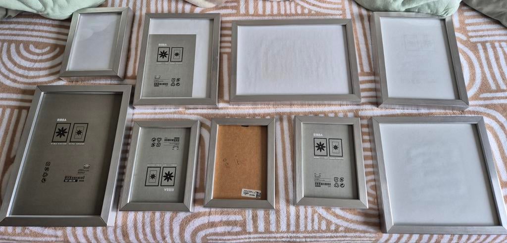 Ribba Ikea fotolijsten, Huis en Inrichting, Minder dan 50 cm, Ophalen of Verzenden, Zo goed als nieuw, Minder dan 50 cm