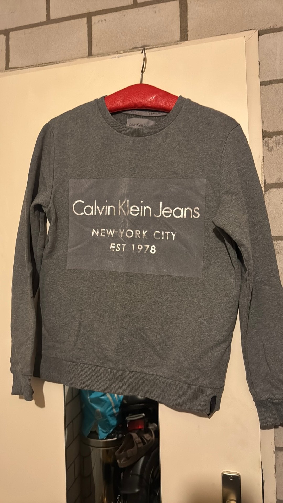 Calvin klein, Ophalen of Verzenden, Zo goed als nieuw, Maat 46 (S) of kleiner, Grijs
