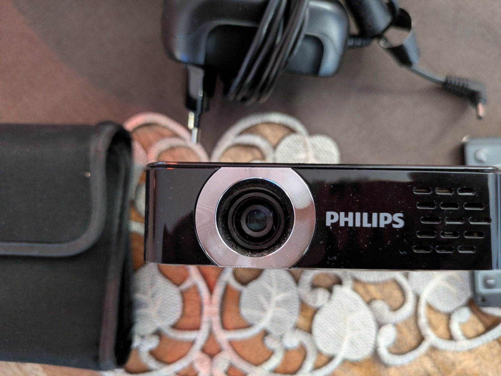 Philips picopix mini beamer, Sieraden, Tassen en Uiterlijk, Toilettassen, Gebruikt, Zwart, Ophalen of Verzenden