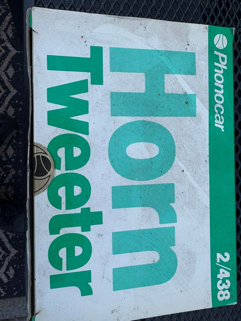 Tweeter phono car, Ophalen of Verzenden, Zo goed als nieuw