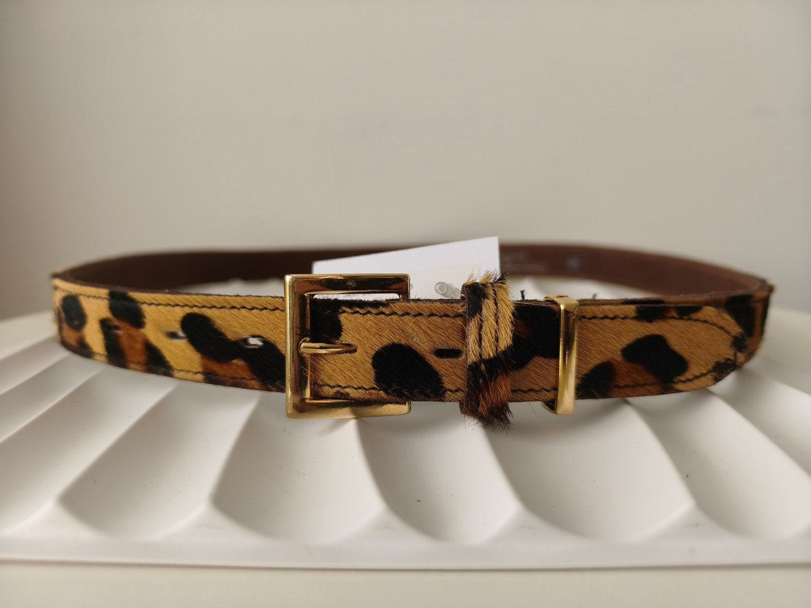 Leopardprint Riem - Nieuw met label, Kleding | Dames, 3 tot 5 cm, Verzenden, Echt leder, Nieuw