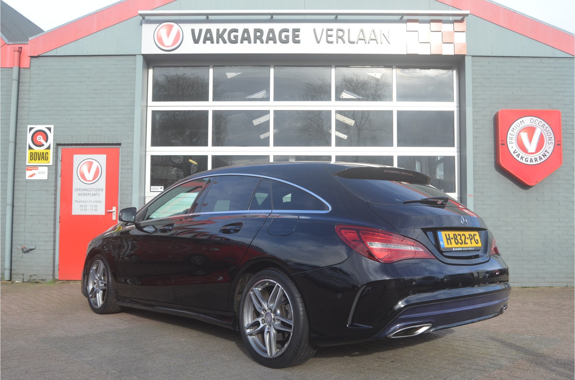 Mercedes-Benz CLA-Klasse 200 AMG line 12 mnd. gar!, Auto's, 730 kg, Gebruikt, Zwart, 1595 cc