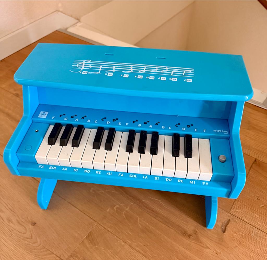 Mijn Eerste Piano - Blauw Kinderpiano, Muziek en Instrumenten, Piano's, Ophalen, Gebruikt, Overige kleuren, Overige typen