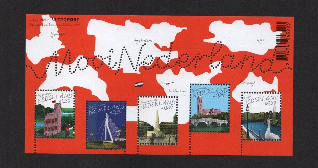 NVPH 2364 Postfris 2005 Verzamelblok Mooi Nederland, Ophalen of Verzenden, Na 1940, Postfris