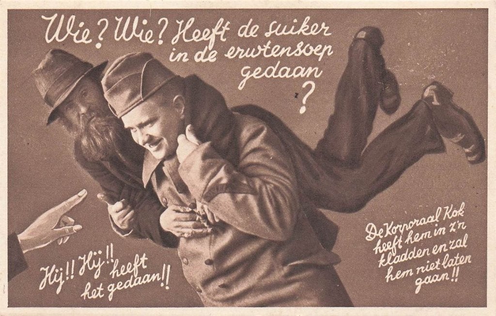 703-247-023 Wie? Wie? Heeft de Suiker in de Erwtensoep geda, Ophalen of Verzenden, Voor 1920