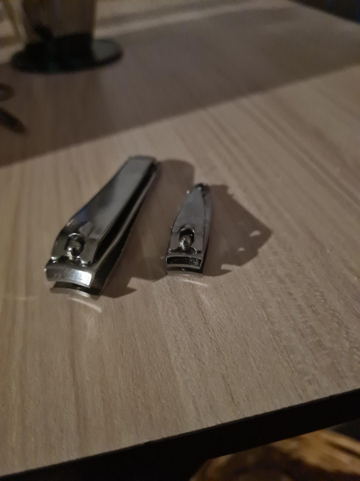 Nagelknippers set: groot en klein, Ophalen of Verzenden, Gebruikt, Overige typen
