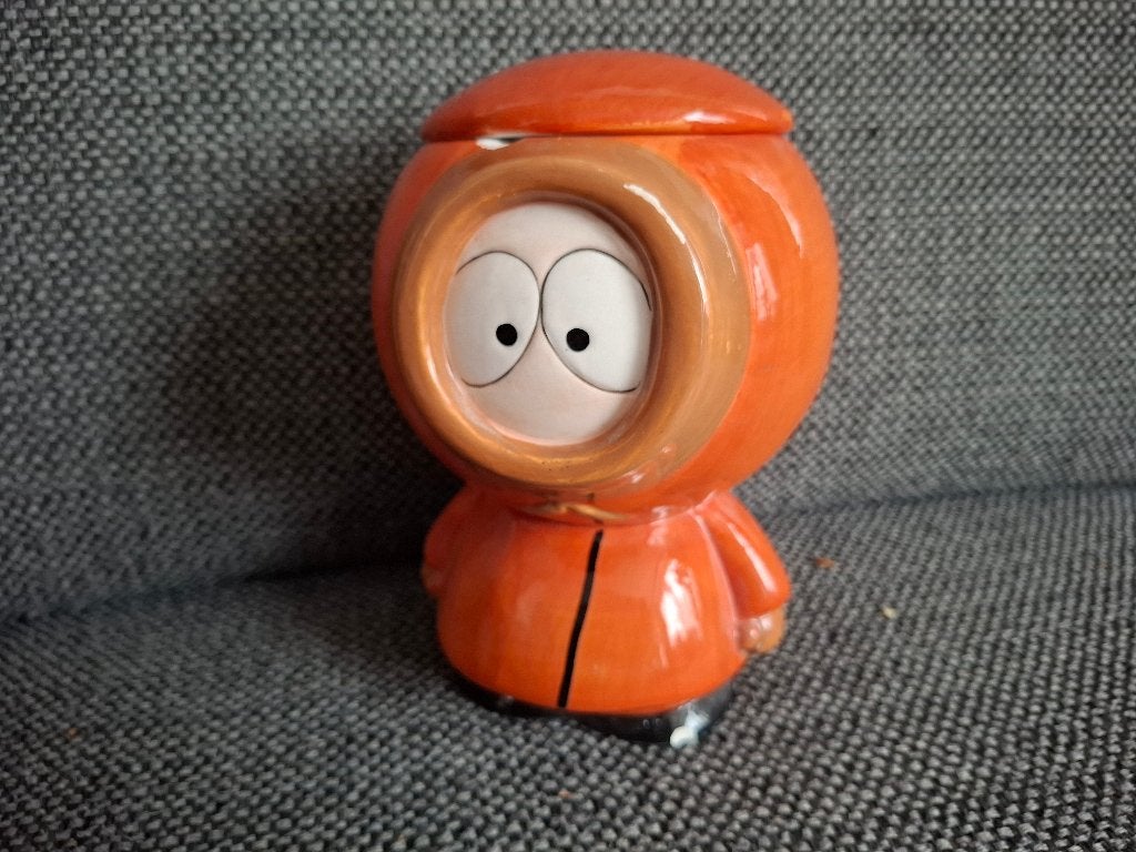 South park kenny mccormick cookie jar, Huis en Inrichting, Overige materialen, Met deksel, Pot, Bus of Blik, Ophalen of Verzenden