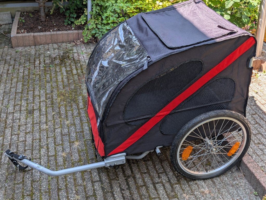 Honden fietskar Doggy Deluxe, Overige merken, Ophalen of Verzenden, Zo goed als nieuw, Hondenfietskar