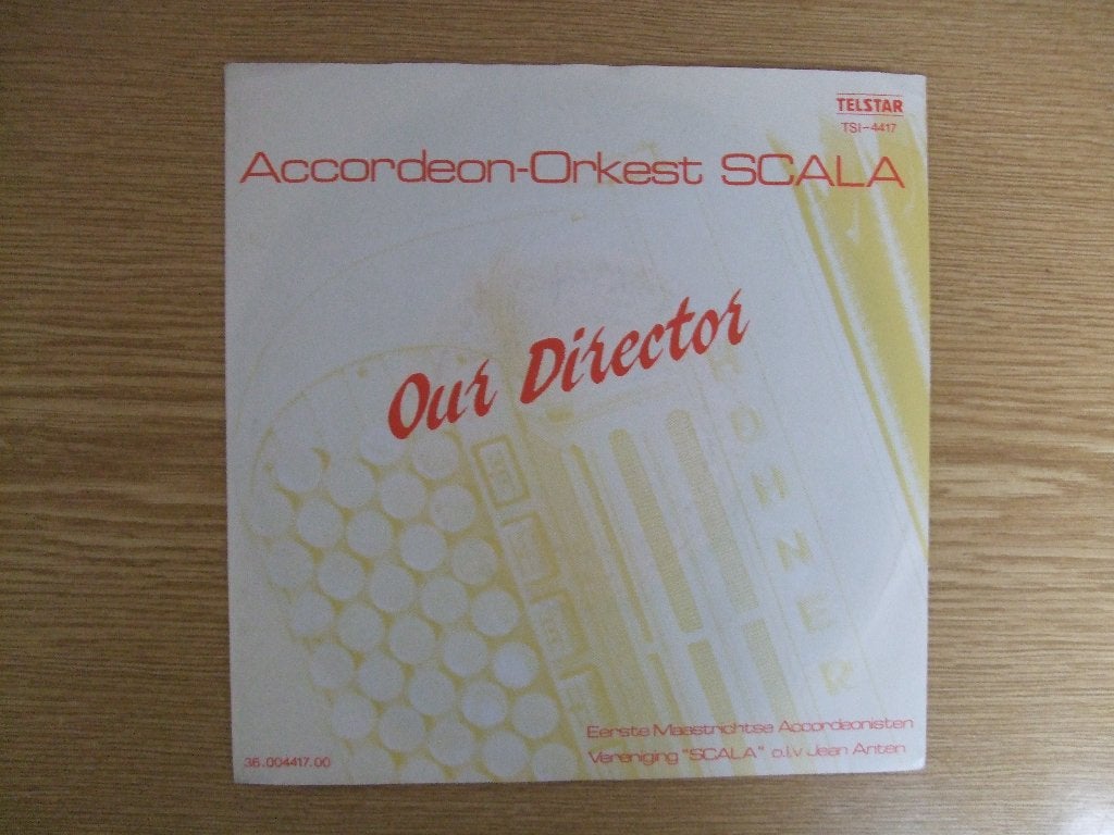 TELSTAR 4417   ACCORDEON-ORKEST SCALA    OUR DIRECTOR / SOUS, 7 inch, Ophalen of Verzenden, Zo goed als nieuw, Pop