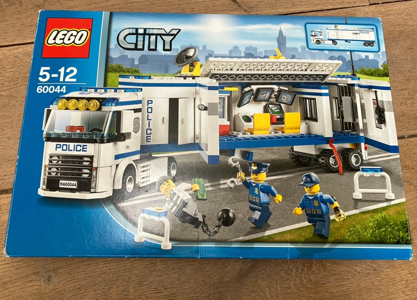 Lego politie commandopost compleet met doos 60044, Lego, Inclusief accessoires, Ophalen of Verzenden, Complete set