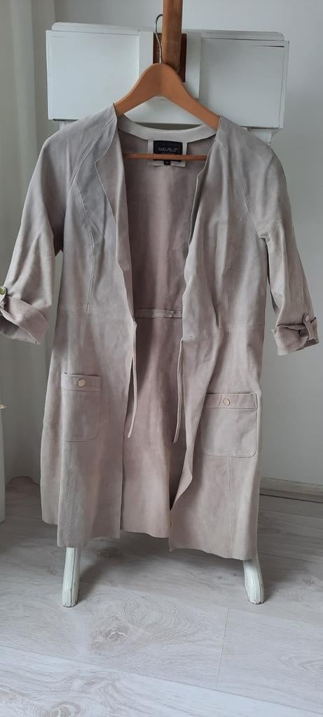 Rino & Pelle leren jas mt. 38, Maat 38/40 (M), Verzenden, Beige, Zo goed als nieuw