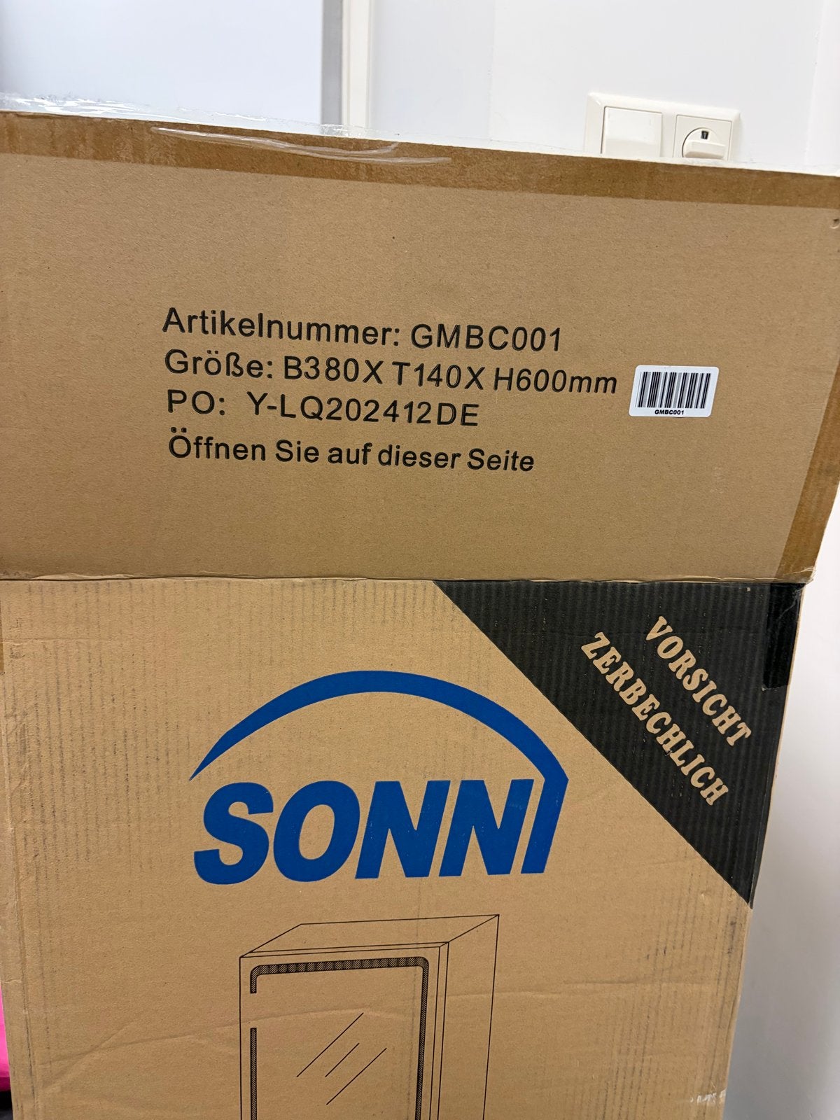 SONNI LED Spiegelkast Badkamer met Verlichting, Ophalen, Minder dan 50 cm, Spiegelkast, Nieuw