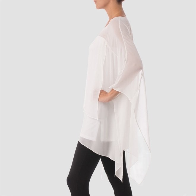 Joseph Ribkoff chique apart tuniek/jurk mt 38, Maat 38/40 (M), Verzenden, ., Wit
