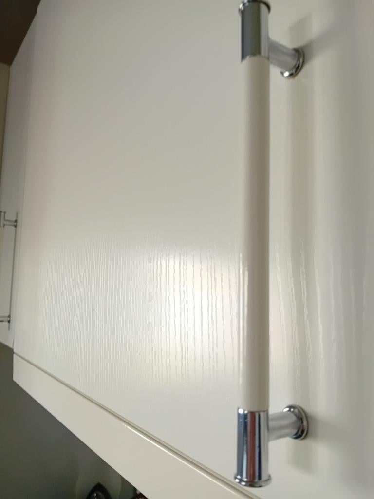 12 Roomkleurige handgrepen voor keukenkastjes of lades, Ophalen of Verzenden, Zo goed als nieuw