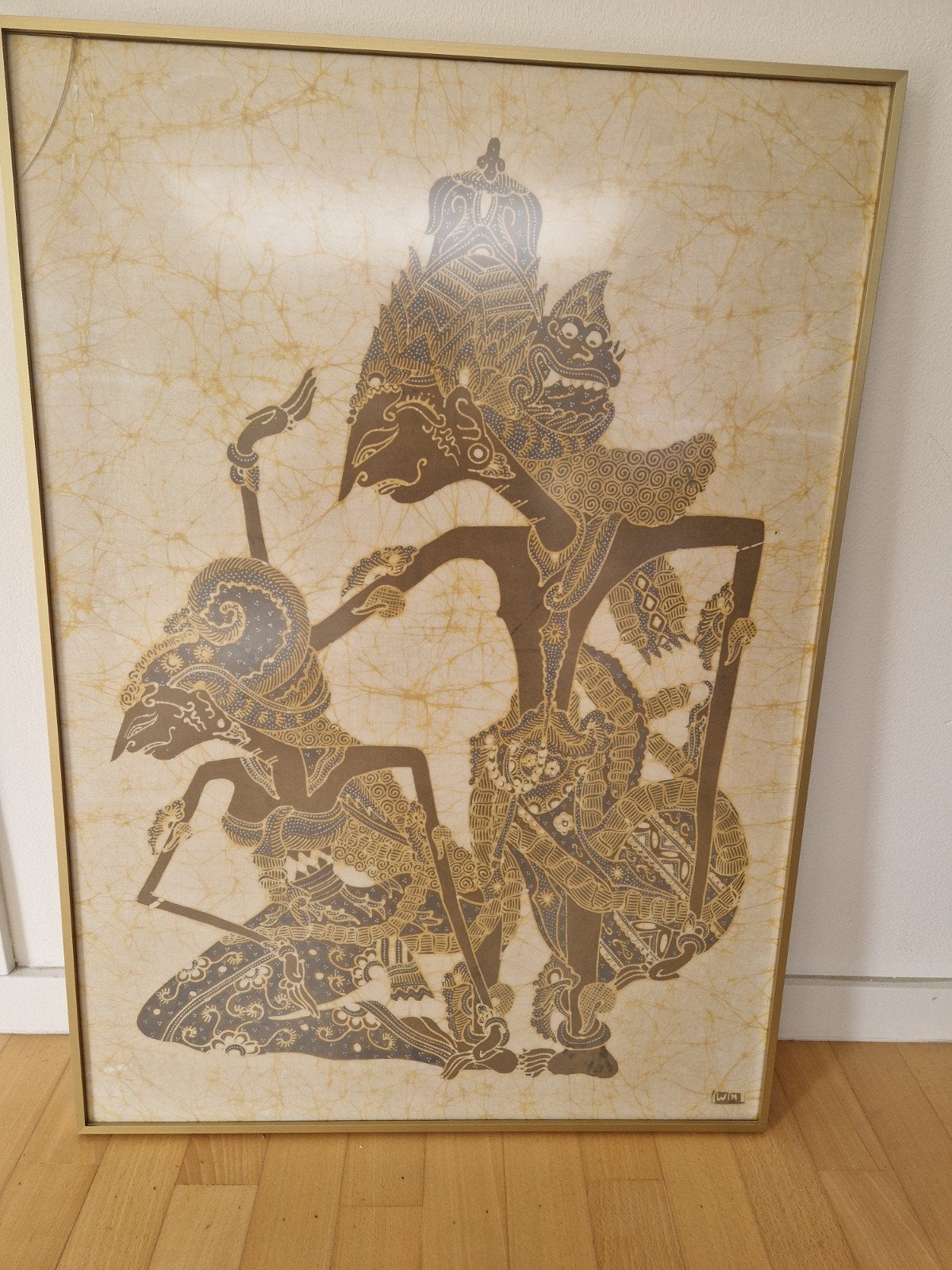Batik kunst, Ophalen