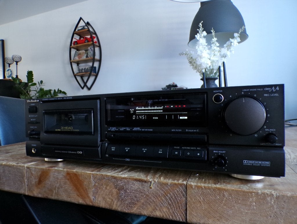 Technics Quartz direct drive 3-koppen deck RS-BX606., Ophalen of Verzenden, Enkel, Overige merken, Tiptoetsen