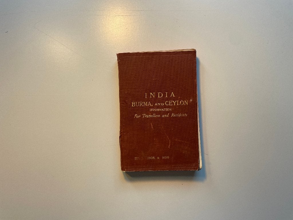 Gids India Birma and Ceylon van Thomas Cook 1912, Antiek en Kunst, Ophalen of Verzenden