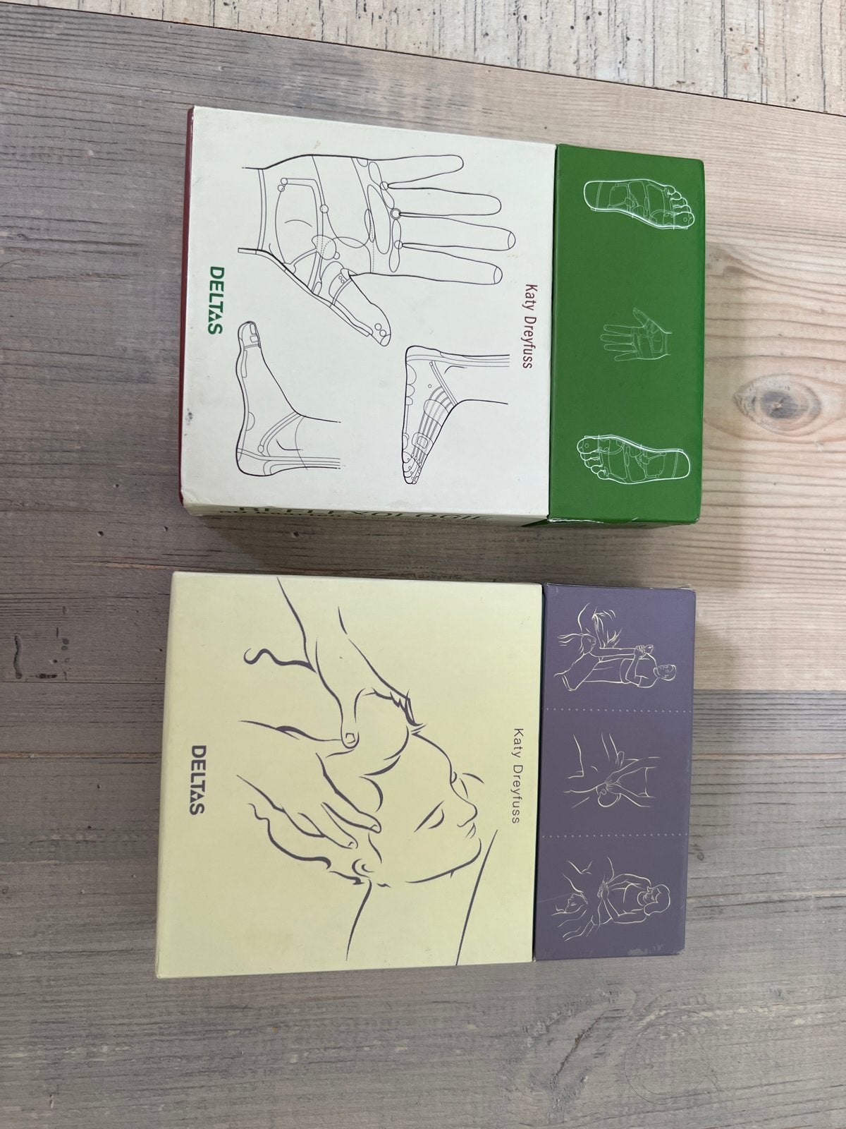 Reflexologie & Massage Kaartensets - Zo goed als nieuw, Ophalen of Verzenden, Gelezen