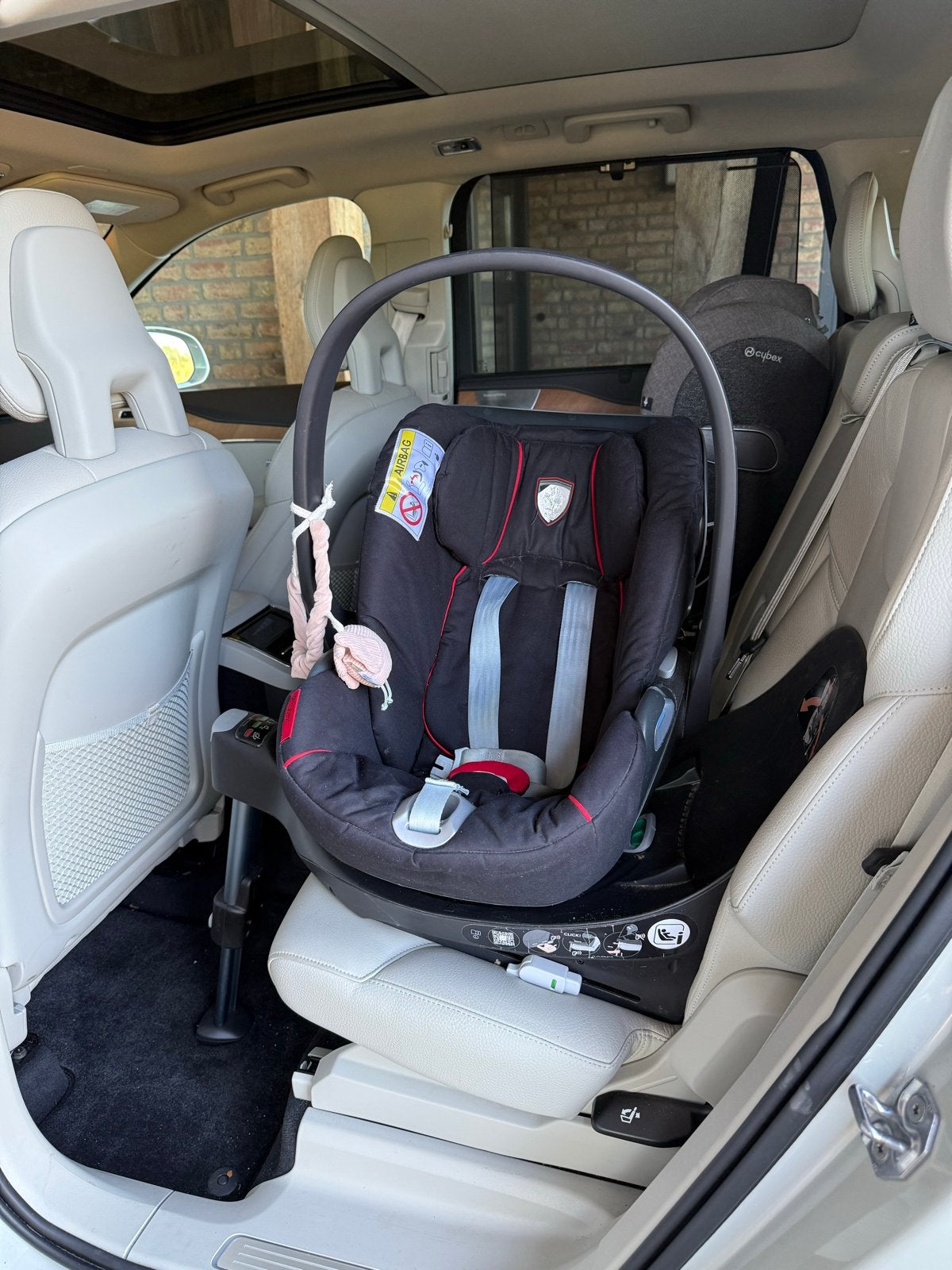 Cybex I-Size autostoel set voor tweeling. Sirona z, cloud z, Gebruikt, 0 t/m 18 kg, Verstelbare rugleuning, Isofix