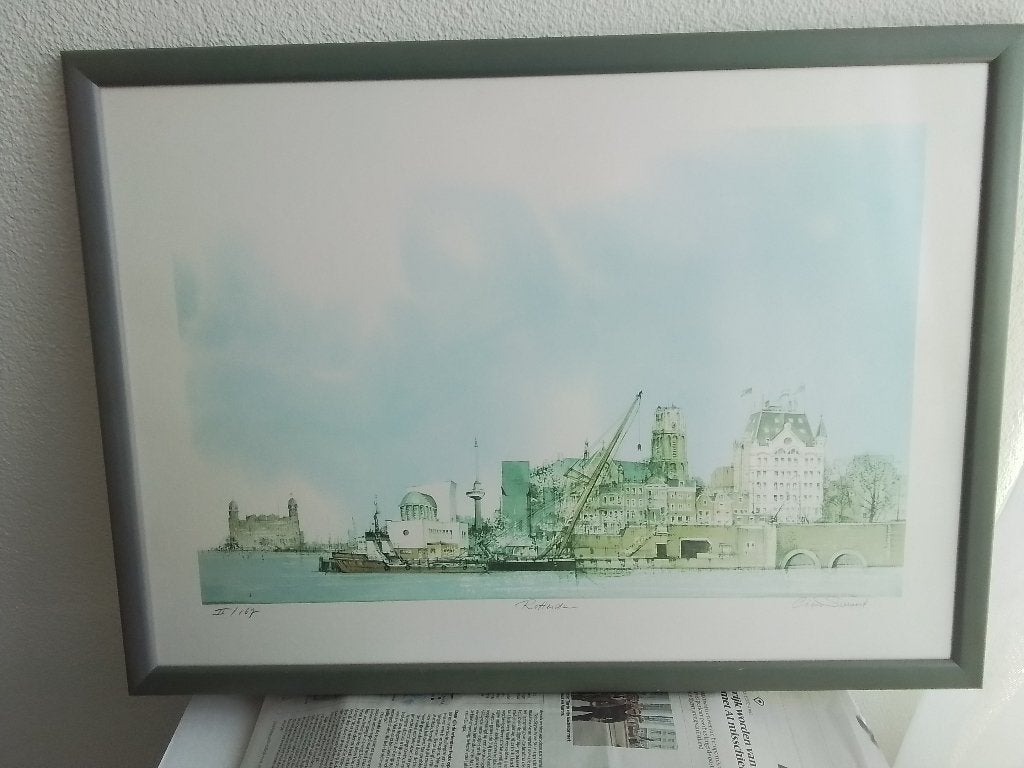aquarel van Ciano Siewert, Antiek en Kunst, Kunst | Schilderijen | Klassiek, Nederlandse school, Aquarel, Gedateerd, Ophalen of Verzenden
