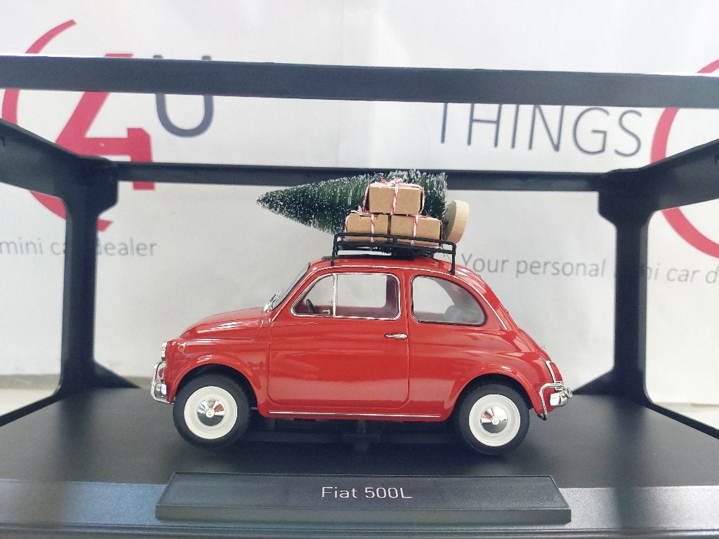 Norev 1:18 Fiat 500 L 1968 Kerst editie nieuw in verpakking, Ophalen of Verzenden, Nieuw, Auto, Norev