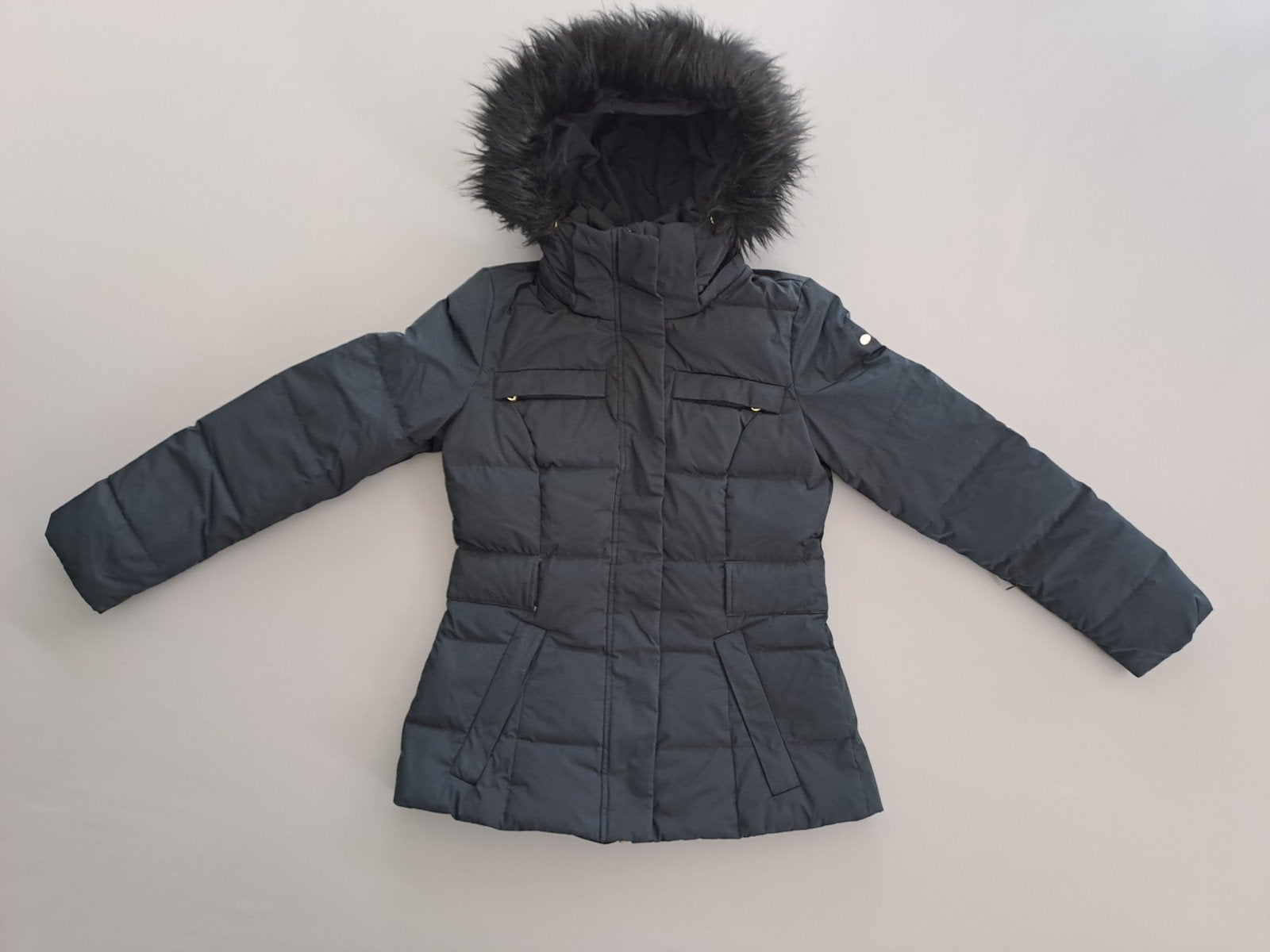 Goldbergh winterjas maat 38, Maat 38/40 (M), Zwart, Ophalen of Verzenden, Zo goed als nieuw