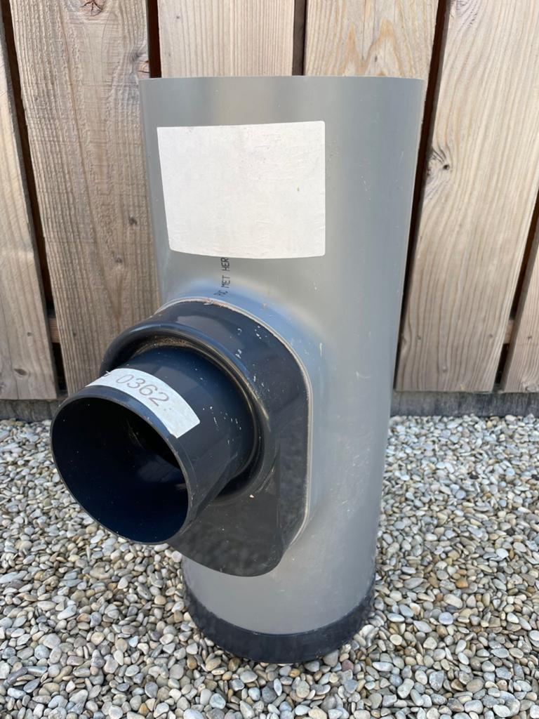 Straatkolk PVC onderbak 250mm, Doe-het-zelf en Verbouw, Buizen en Afvoer, Ophalen of Verzenden, Pvc, Minder dan 2 meter, 80 mm of meer