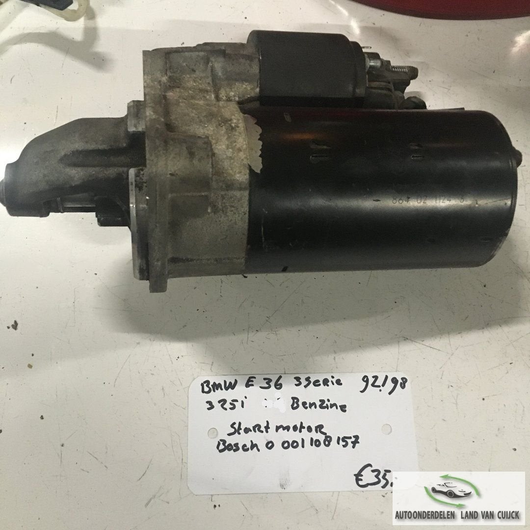BMW E 36 1995 325i Startmotor Bosch 0 001 108 157, Gebruikt, -, -, Ophalen of Verzenden
