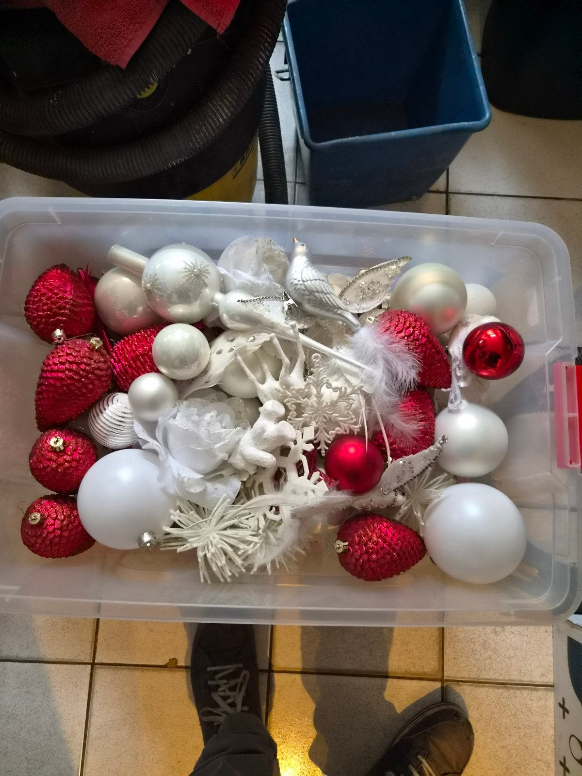 kerstballen en boomversieringen, Diversen, Ophalen, Gebruikt