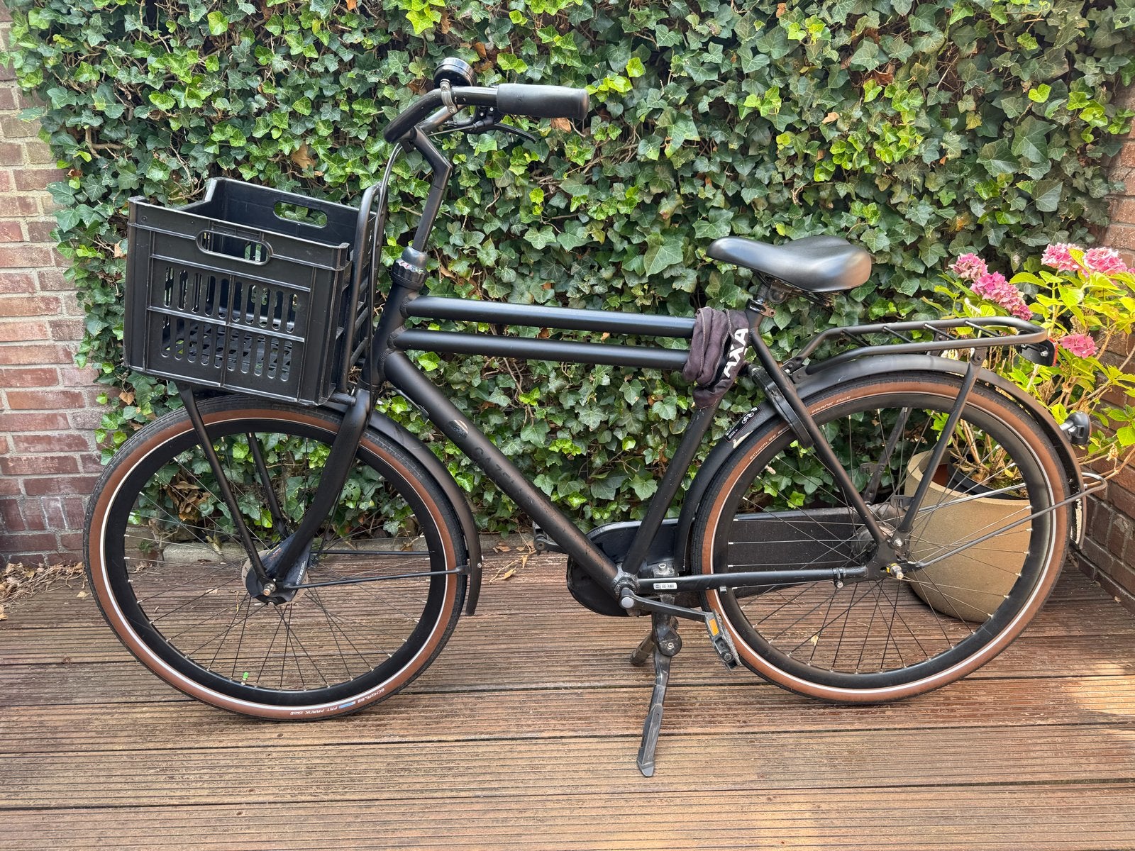 Gazelle Transportfiets frame: 59 cm met voordrager en mand, Ophalen, Gebruikt, Versnellingen, 57 tot 61 cm