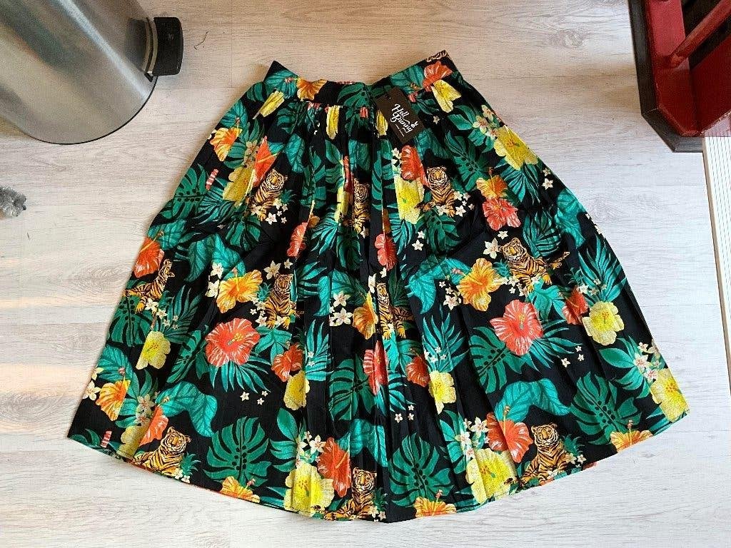 mooie rok van Hell Bunny Maat UK8/XS, Zwart, Mooie rok van Hell Bunny Maat UK8/XS, Nieuw, Ophalen of Verzenden