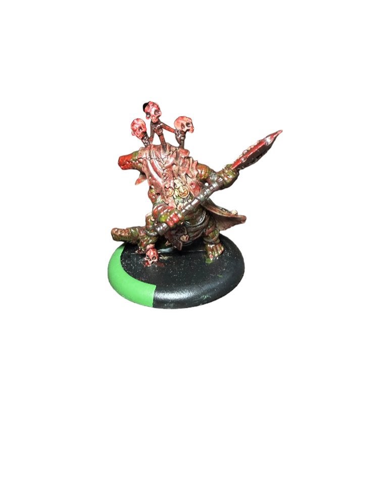 Warmachine Hordes Minions Gatorman Warlock Bloody Barnabas, ., Warhammer, Ophalen of Verzenden, Zo goed als nieuw
