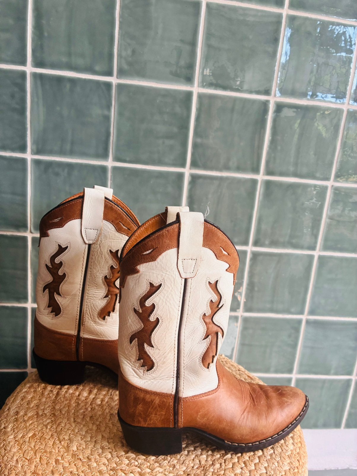 Bootstock laarsjes maat 34, Hoge laarzen, Bruin, Ophalen of Verzenden, Gedragen