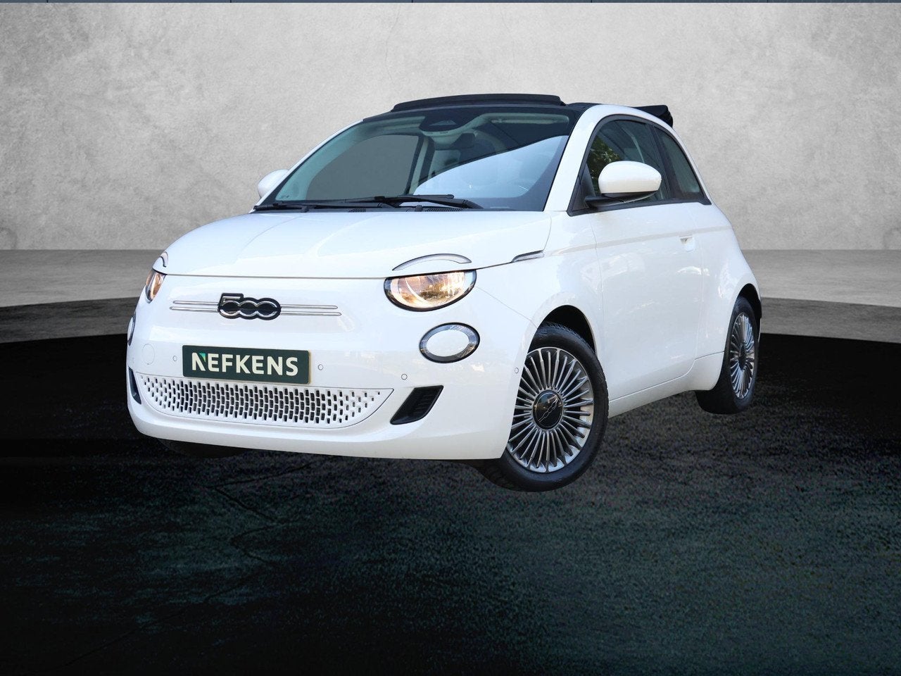 Fiat 500C Icon 42 kWh Cabrio | ACCU 95% | Achteruitrijcamera, Auto's, Automaat, Gebruikt, 118 pk, Cabriolet